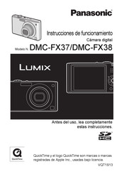 Panasonic Lumix DMC-FX38 Instrucciones De Funcionamiento