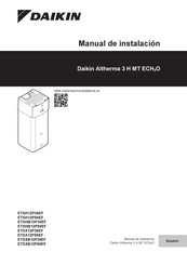 Daikin Altherma 3 H MT ECH2O ETSH12P50EF Manual De Instalación