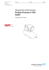 Endress+Hauser Proline Promass A 300 HART Manual De Instrucciones