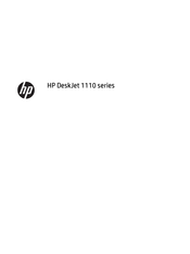 HP DeskJet Ink Advantage 1110 Serie Manual De Instrucciones