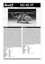 REVELL Mil Mi-8T Instrucciones De Montaje