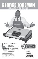 George Foreman GR0080S Manual Del Usuario