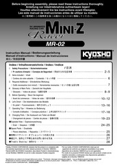 Kyosho Mini-Z Racer MR-02 Manual De Instrucciones