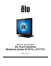 Elo Touch Solutions ET1517L Manual De Usuario