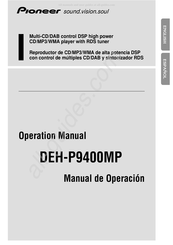 Pioneer DEH-P9400MP Manual De Operación