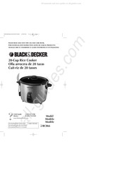 Black and Decker RC866 Instructivo Antes De Usar El Producto