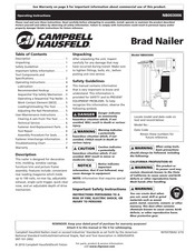 Campbell Hausfeld NB003006 Manual De Instrucciones De Operación
