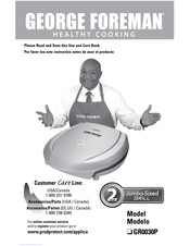 George Foreman GR0030P Instructivo Antes De Usar El Producto