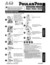 Poulan Pro PR3816 Manual De Instrucciones