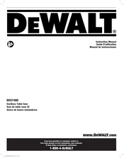 DeWalt DCS7485B Manual De Instrucciones