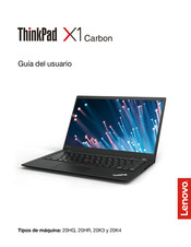 Lenovo ThinkPad X1 Carbon 20HR Guia Del Usuario