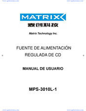 Matrix MPS-3010L-1 Manual De Usuario