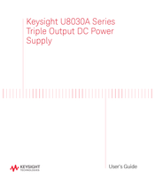 Keysight Technologies U8030A Serie Manual De Instrucciones