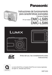 Panasonic Lumix DMC-LS86 Instrucciones De Funcionamiento Para Características Avanzadas