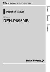 Pioneer DEH-P6950IB Manual De Operación