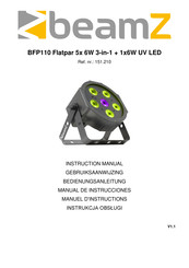 Beamz BFP110 Manual De Instrucciones