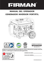 Firman W03663OF Manual Del Operador