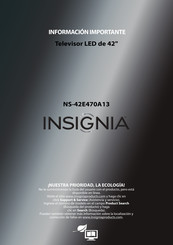 Insignia NS-42E470A13 Manual