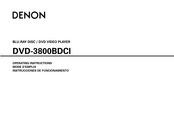 Denon DVD-3800BDCI Instrucciones De Funcionamiento