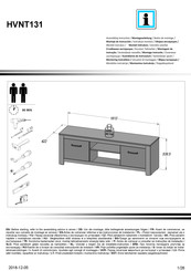 MEGA MOBEL HAVANNA HVNT131 Instrucciones De Montaje