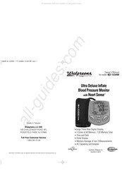 Walgreens BD-1234W Manual Del Usuario