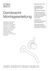 Dornbracht 36 863 660-FF Instrucciones De Montaje