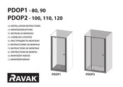 RAVAK PDOP2 100 Instrucciones De Montaje