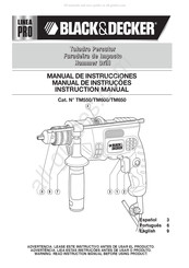 Black and Decker LINEA PRO TM550 Manual De Instrucciones