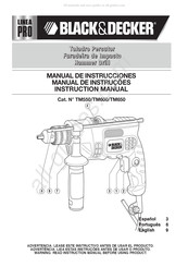 Black and Decker TM600 PRO Manual De Instrucciones