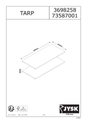 JYSK TARP 3698258 Manual De Instrucciones