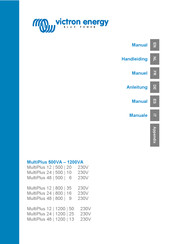 Victron energy MultiPlus 48 800 9 Manual