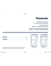 Panasonic ES3832 Instrucciones De Operación