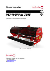 Redexim VERTI-DRAIN 7215 Manual Operativo