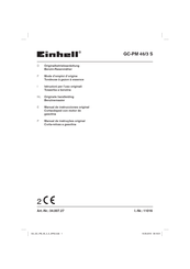 EINHELL GC-PM 46/3 S Manual De Instrucciones