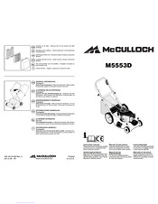 McCulloch M5553D Manual De Instrucciones