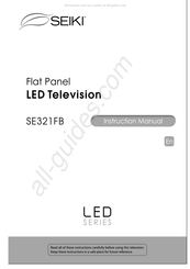 Seiki SE321FB Manual De Instrucciones
