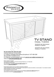 Pinnacle Design TV30103 Instrucciones De Montaje