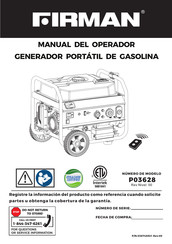 Firman P03628 Manual Del Operador