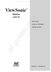 ViewSonic N4251w Guia Del Usuario