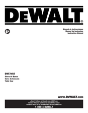 DeWalt DWE7492-AR Manual De Instrucciones