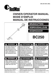 RedMax BC250 Manual De Instrucciones