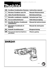 Makita DHR241ZJ Manual De Instrucciones