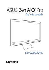 Asus Zen Aio Pro Z220IC Serie Guía De Usuario