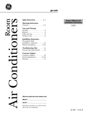 GE ASQ28 Manual Del Propietario E Instrucciones De Instalación