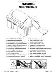 Husqvarna H342HG Manual De Instruccion