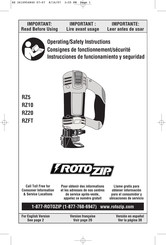 RotoZip RZ10 Instrucciones De Funcionamiento Y Seguridad