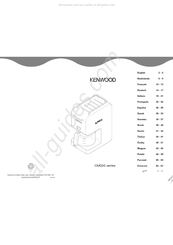 Kenwood CM020 Serie Manual