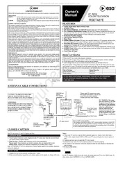 ESA RSET427E Manual Del Usuario