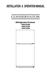 Conservator GRM183QD Manual De Instalación Y Operación