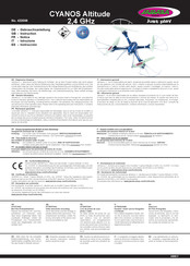 Jamara CYANOS Altitude 2,4 GHz Instrucciones